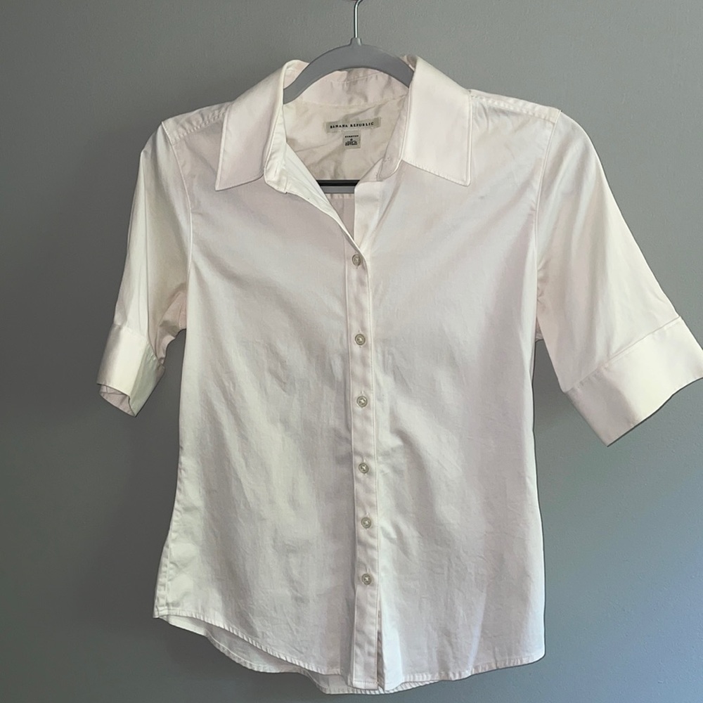 Banana Republic White blouse